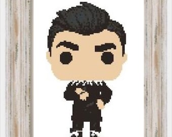 David Rose Bobble- Modern Cross Stitch, TV Series, Fandom, Eww David, Character