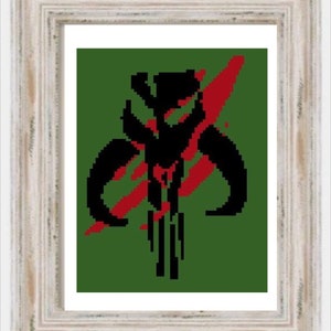 Kopfgeldjäger Flagge- Moderner Kreuzstich, Stern, Ordnung, Fandom, Good Guys