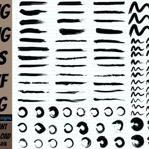 PAINT BRUSHES SVG, Pinselmarke svg, Pinselstrich svg, Paint Brushes Cut Files, Paint Brushes Cut Files, Paint Brush svg, Paint Brush svg, Paint Brushes svg für Cricut