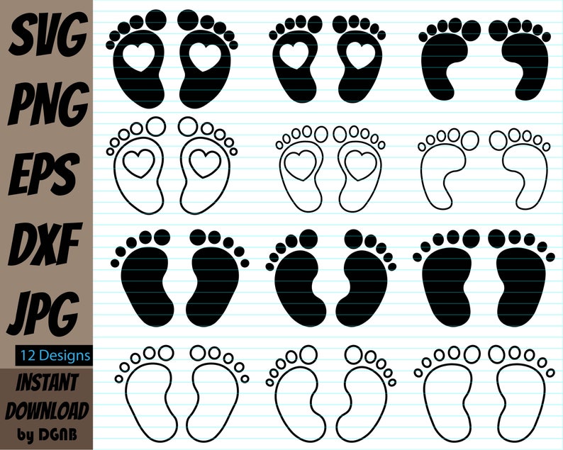 Download Baby Feetprint Svg Baby Footprint Baby Foot Print Svg Baby Print Svg Baby Foot Svg Baby Birthday Svg Baby Feet Svg Art Collectibles Drawing Illustration Sirba Communication Com