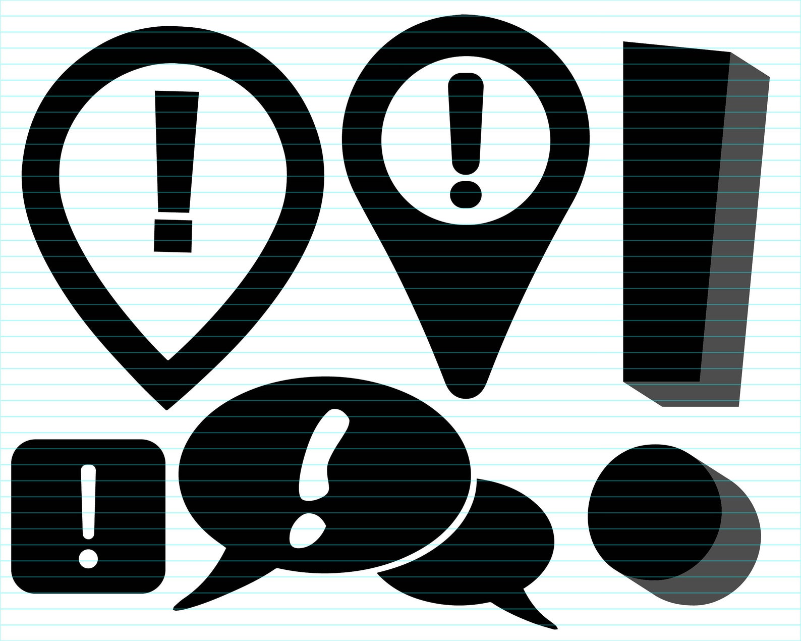 Exclamation Mark SVG Exclamation Marks Svg Exclamation Mark - Etsy