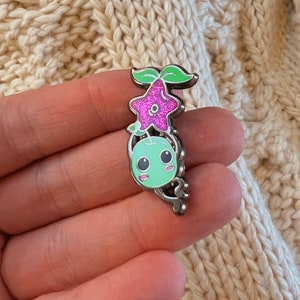 Glitter Junimo Enamel Pin / Stardew Valley Hard Enamel Pins