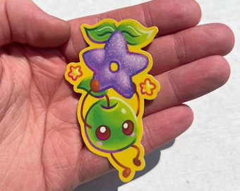 NEW Stardew Valley Junimo with Stardrop Stickers - Holographic Sticker