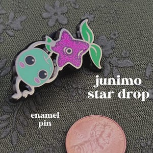 Glitter Junimo Enamel Pin / Stardew Valley Hard Enamel Pins