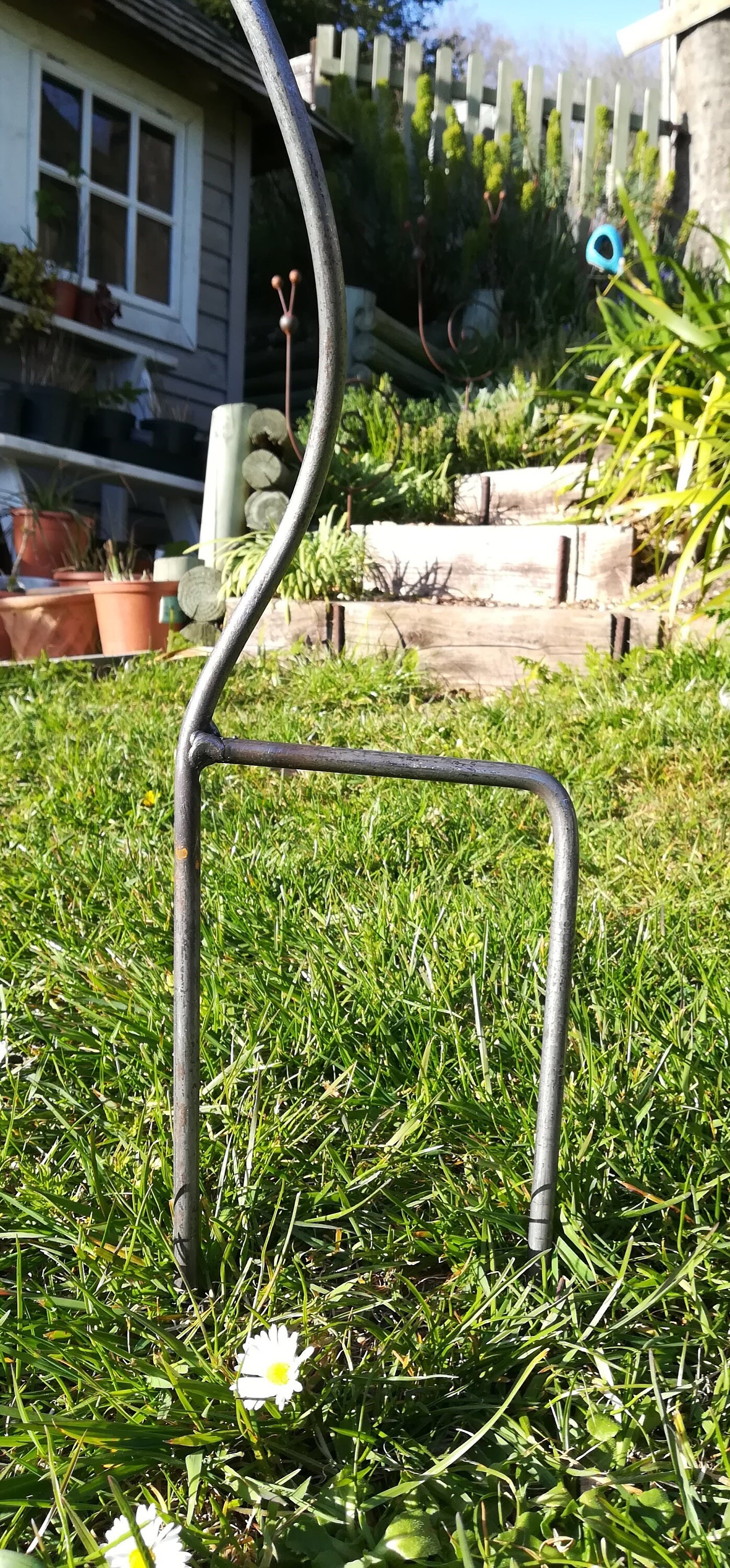 Spiral Plant Support Stake Rustic Spiral Metal Plant Support Etsy UK