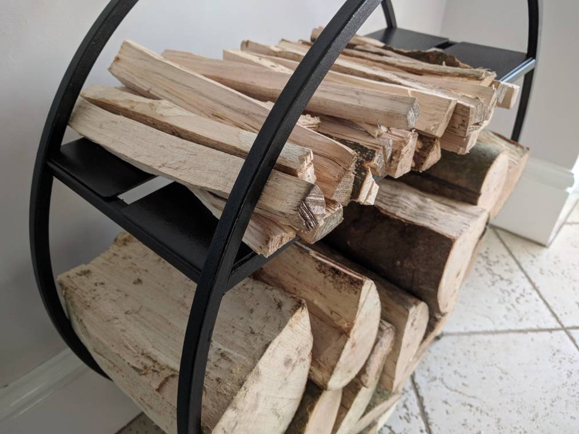 Large Log basket metal log basket wrought iron log basket Etsy