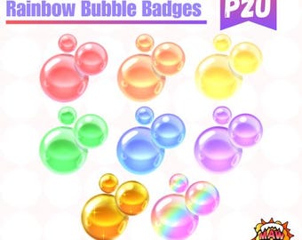 Bubble Twitch-badges | Digitale download