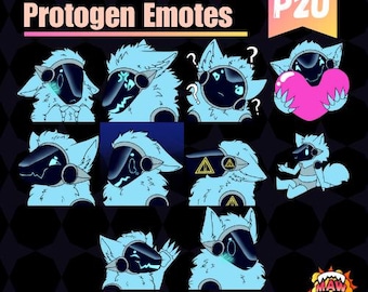 Protogen Emote Base Pack | Digital Download