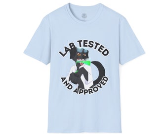 Lab tested T-shirt | Black Lab Furry shirt design