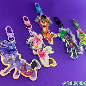 Charms de violación de seguridad de FNAF / Juego de 5