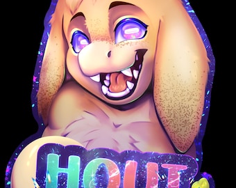 Aangepaste Furry Con-badge / harig geschilderd pictogramprofielfoto | commissie: