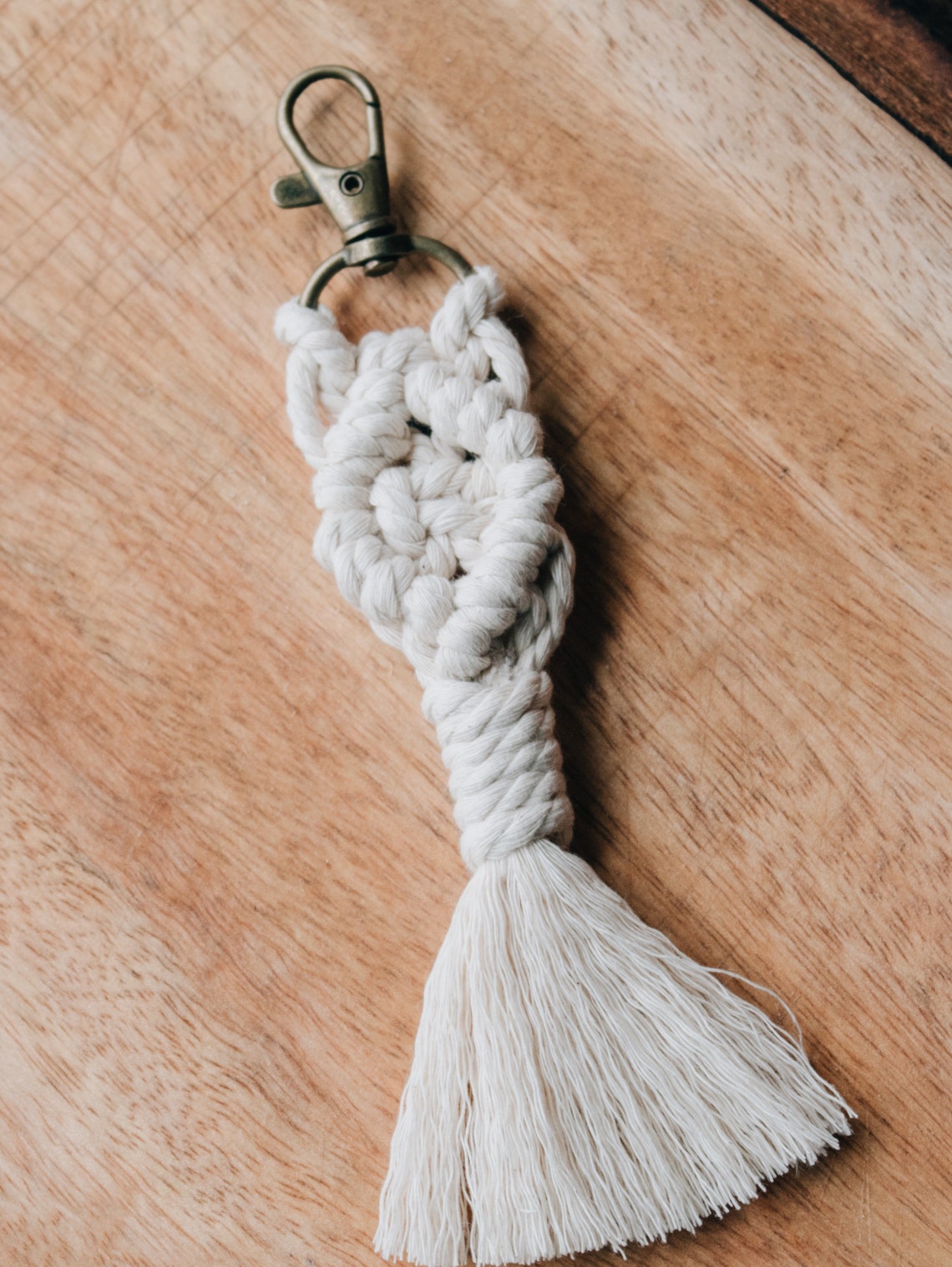 Macrame keychain lobster clasp 3 Etsy