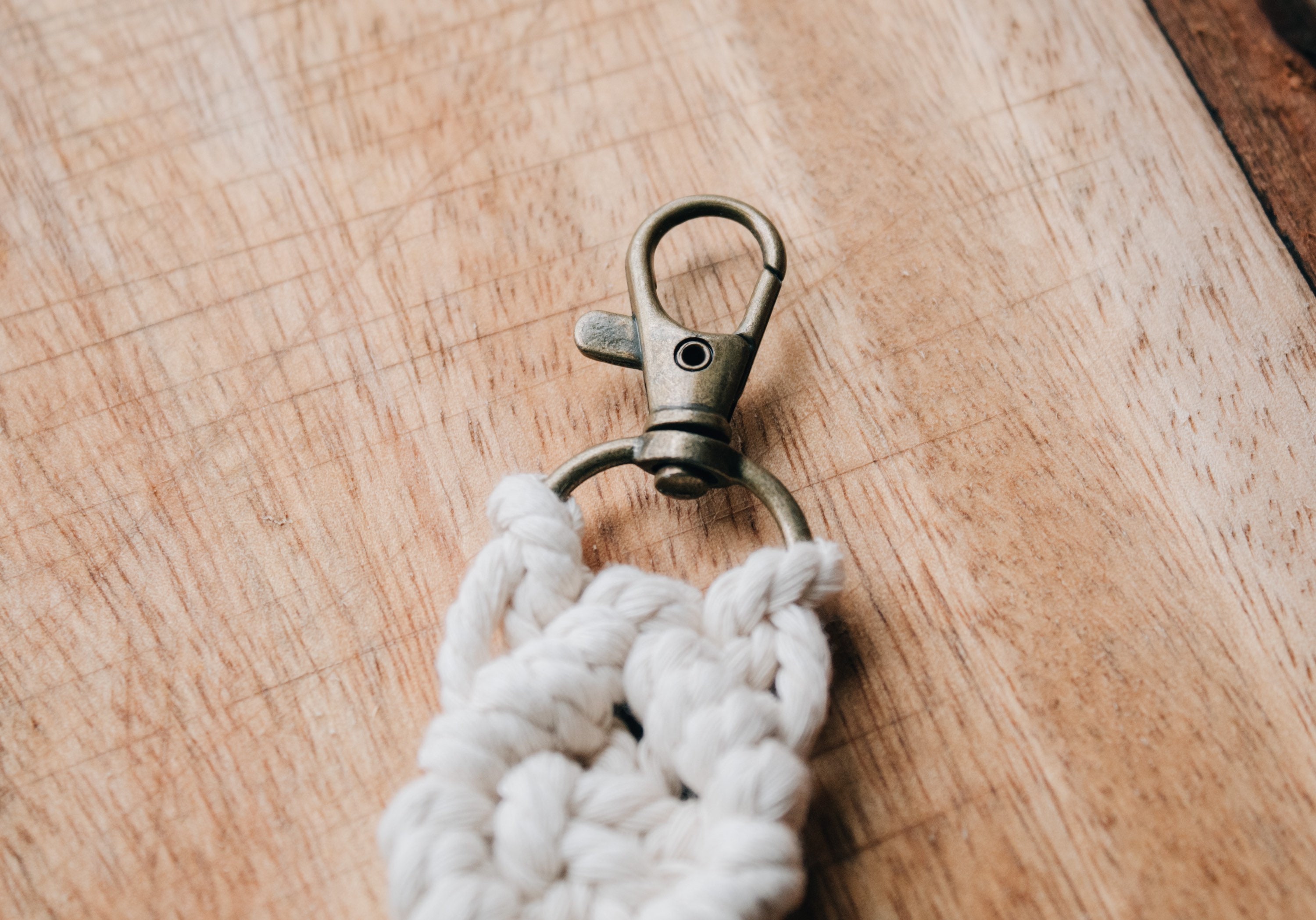 Macrame keychain lobster clasp 3 Etsy