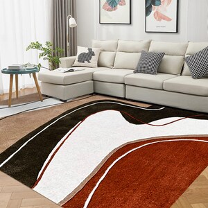 6x8 Abstract Rug ! Hand Tufted Carpet ! 7x10 Hallway Rugs ! 8x11, 9x12, 10x14 ! Bed, Living Room Carpets