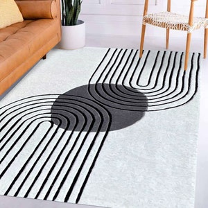 10x10 Ivory Wool Carpet, Geometric Design, Bed, Living, Room, Hallway ! 9x13, 8x11, 7x10 ! Hand Tufted Rug, Rectangle Shape