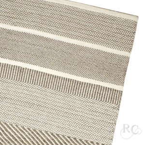 9x13 Area Rug, Flat Weave Carpet, Handmade ! 8x11, 7x10, 6x9 ! Geometric Wool, Woven Rugs for Living, Bed, Room