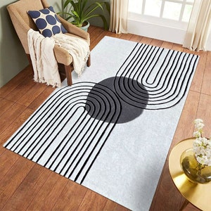 10x10 Ivory Wool Carpet, Geometric Design, Bed, Living, Room, Hallway ! 9x13, 8x11, 7x10 ! Hand Tufted Rug, Rectangle Shape