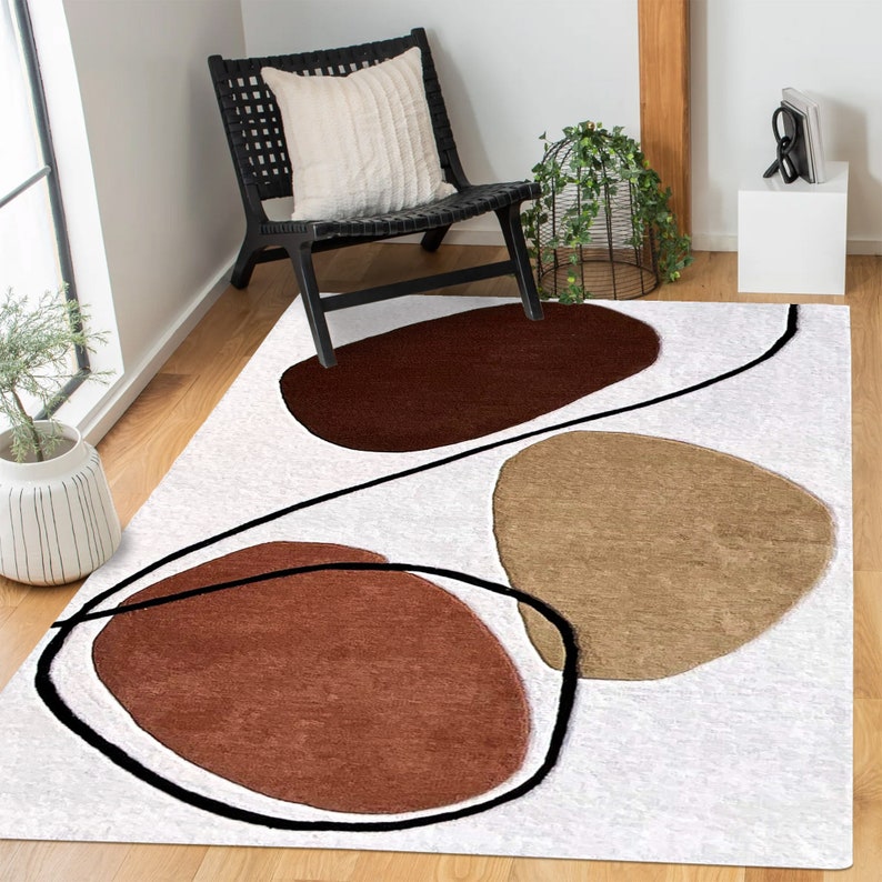 10x14 Tufted White Rug ! Handmade Carpet ! 9x13 Bedroom Rugs ! 8x11, 7x10, 6x9 ! Geometric Wool ! Living, Dining Room