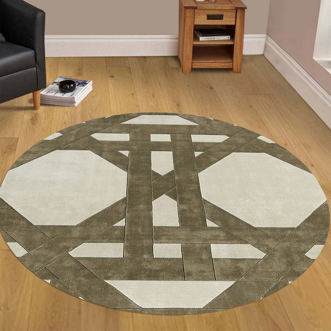 Sage Green Rug, Hand Tuffed, 9x9, 10x10, 11x11, 12x12, Large Area Rugs ...