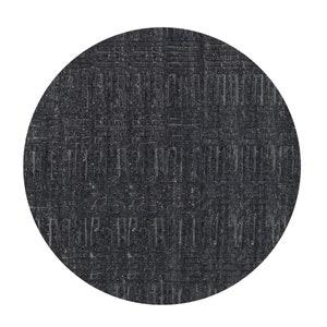 Black Area Rug 5x5 ! 6x6 Living Room Carpet ! Geometric Wool ! 7x7, 8x8, 9x9 ! 10x10 Hand Knotted Rugs ! Round Shape