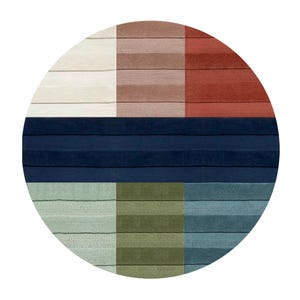 Hand Tuft, Wool Rug, 5x5, 6x6, 9x9, 8x8, 10x10, Round Carpet, Modern Rugs, Hand Tufted