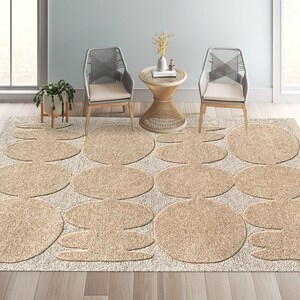 Viscose Area Rug 7x10, Handmade Carpet, Geometric Wool ! 8x11, 9x12, 10x13 ! Large Area Rugs, Tufted Carpet, Bed, Living Room