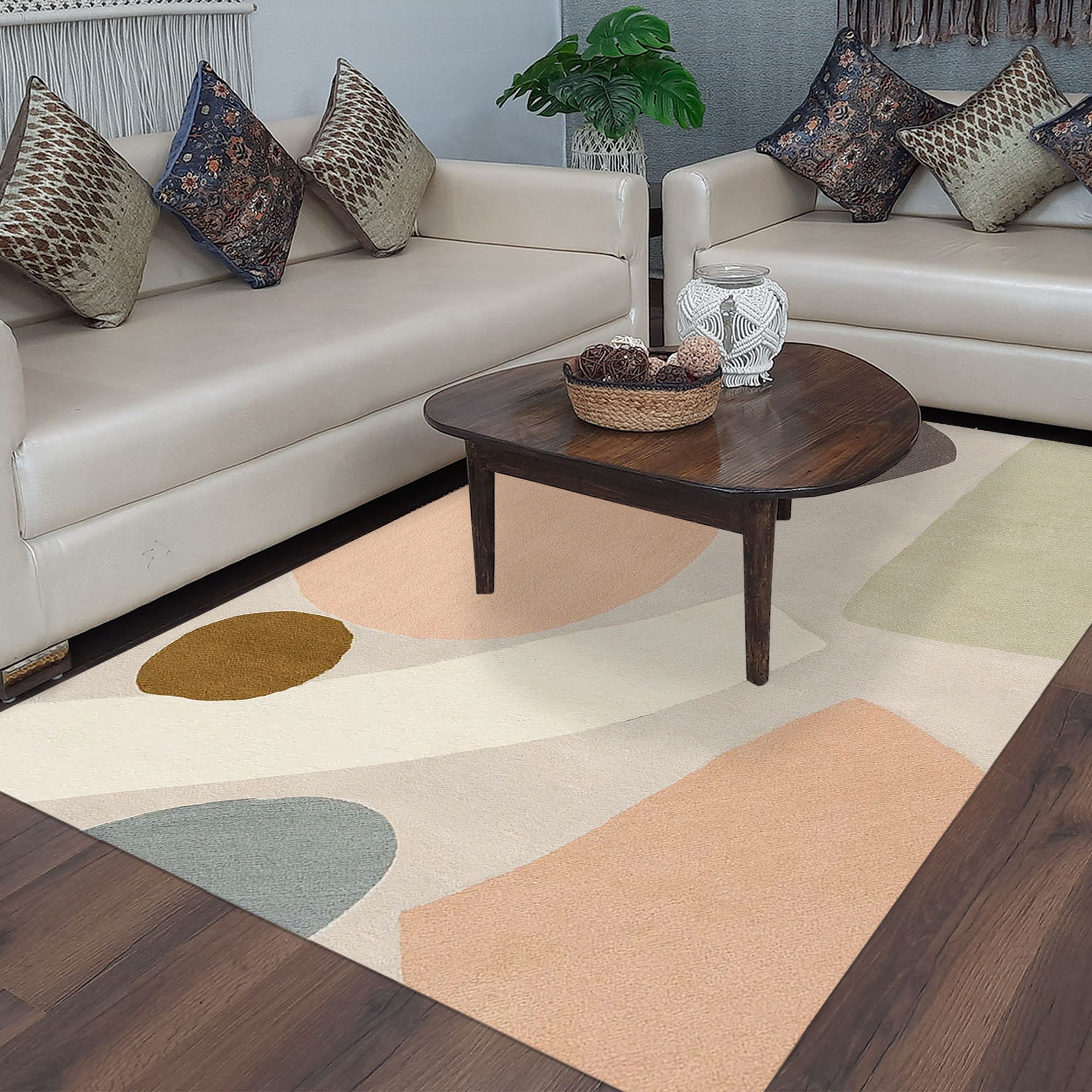 7x10 Rug Wool ! Tufted Carpet 8x11 ! Handmade ! Area Rugs