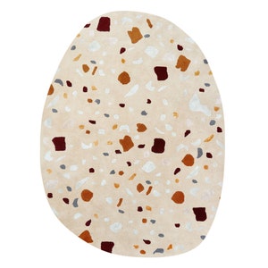 5x7 Oval Rug ! Hand Tufting Carpet ! Abstract Wool ! 6x8, 7x10, 8x11 ! 9x13 Bedroom Area Rugs ! Living Room, Hallway Carpets