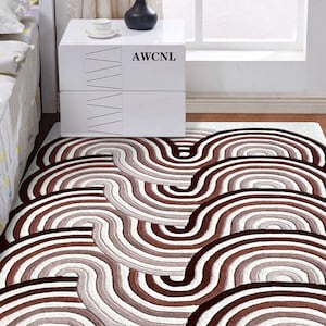 5x8 Spiral Area Rug, Wool Tufte, Handmade ! 6x9, 7x10, 8x11 ! 9x12 Living Room Rugs, 10x14 Hallway Carpet
