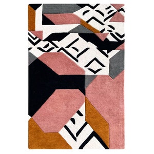 5x8 Abstract Area Rug ! Handmade ! Wool Tufted ! 6x9, 7x10, 8x11 ! 9x13 Bedroom Carpet ! 10x10 Living Room Rugs