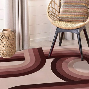 9x13 Modern Rug, Hand Tufting Carpet, Beige Wool ! 8x11, 7x10, 6x9 ! Geometric Carpets, Bed, Living Room Rugs