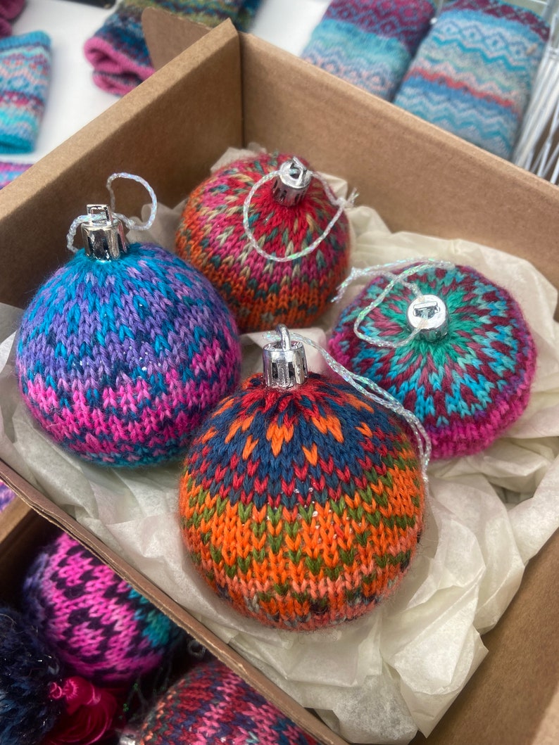 Knitted bauble image 1