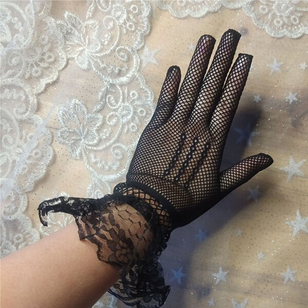 Lace Gloves Etsy