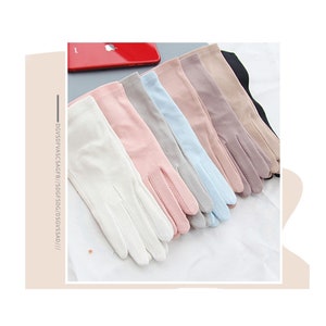 Gants Femme， Femme été crème solaire glace soie soleil conduite