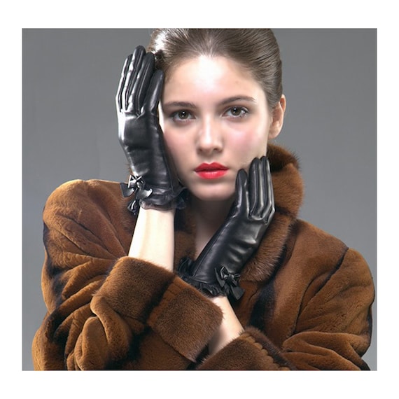 Warm women's dress gloves deals