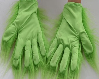Christmas Gloves grinch Gloves christmas Carnival Party Adornment