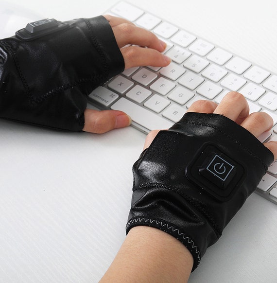 Guantes sin dedos para hombre, guantes para pantalla táctil, guantes  cálidos de medio dedo, guantes de medio dedo, guantes para teléfonos