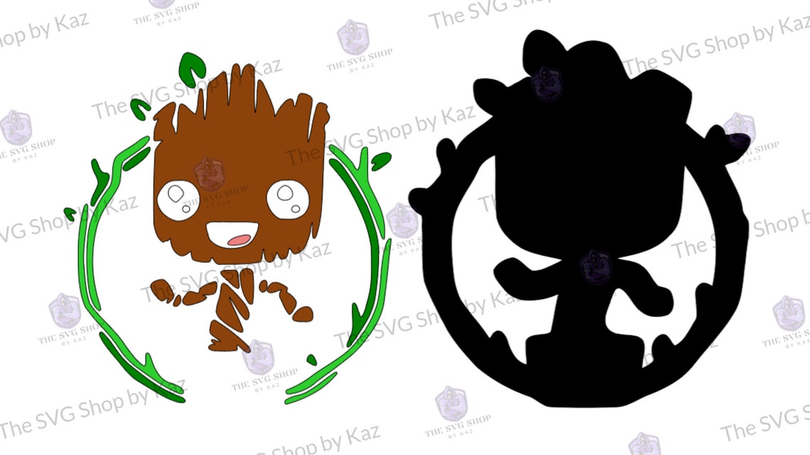 Download Baby Groot svg Layered svg file Svg file for Cricut Cut | Etsy