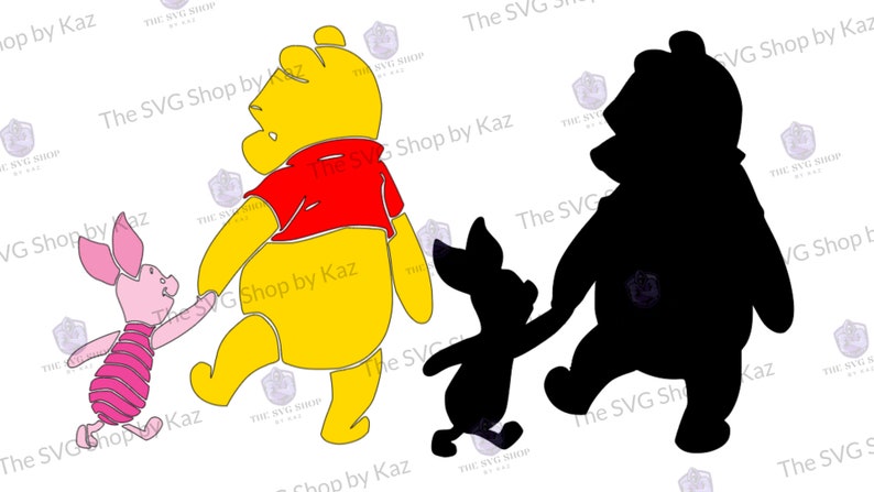 Download Clip Art Winnie The Pooh Svg Disney Svg Silhouette Svg Winnie Pooh Svg Svg For Cricut Layered Svg Svg File Silouhette Svg Art Collectibles