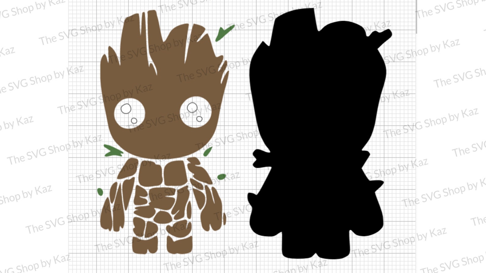 Download Baby Groot svg Layered svg file Svg file for Cricut Cut | Etsy