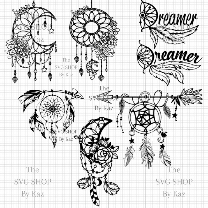 Free Free 271 Silhouette Dream Catcher Svg Free SVG PNG EPS DXF File