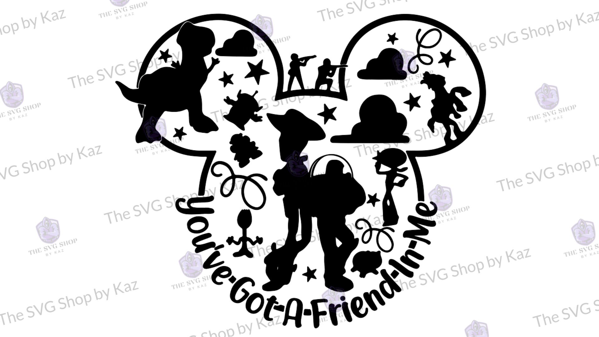 You have a friend in me svg, Toy Story Svg, Woody Svg, Disneyworld Sh…