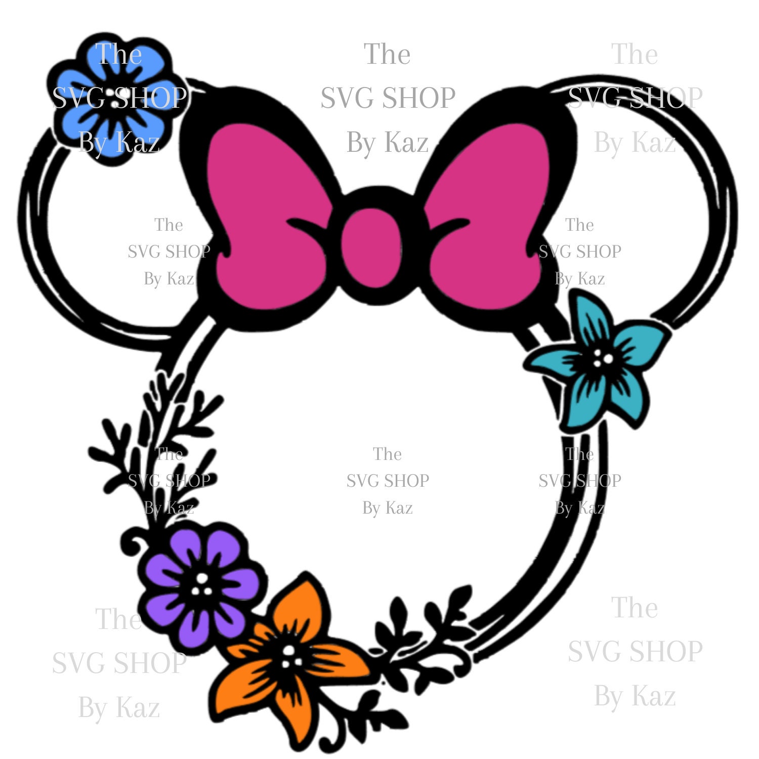 Minnie SVG minnie svg files for cricut layered svg file | Etsy