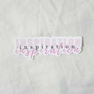 Adesivo con parole positive di ispirazione / Adesivi con citazioni / Citazioni positive / Adesivi motivazionali / Adesivo con citazioni motivazionali / Adesivo in vinile