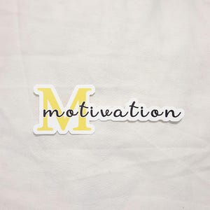 Adesivo con parole positive di motivazione / Adesivi con citazioni / Citazioni positive / Adesivi motivazionali / Adesivo con citazioni motivazionali / Adesivo in vinile