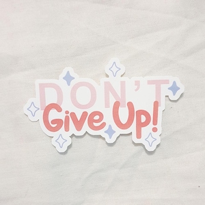 Adesivo con citazione "Non arrenderti" / Adesivi con citazioni / Citazioni positive / Adesivi motivazionali / Adesivo con citazione motivazionale / Adesivo in vinile
