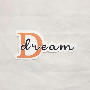 Pegatinas con palabras positivas de sueños / Pegatinas con citas / Citas positivas / Pegatinas inspiradoras / Pegatinas con citas inspiradoras / Pegatinas de vinilo
