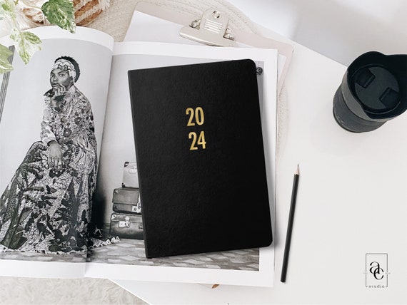 2024 Leather Hardcover Calendar Agenda, FREE SHIPPING to Canada & US,  Monthly/weekly Spreads, Organized Goal Setting Planner, Christmas Gift -  Etsy