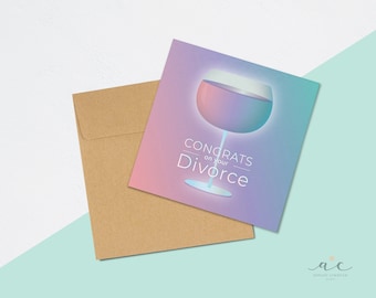 End of an Error- Divorce Pun - Divorce  Greeting Card