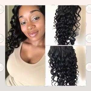 100% Virgin Human Hair Wig| Body Wave Wig Styled| Real Healthy Human Hair Wig| Custom Made Lace Closure Wig| Pre-plucked| Bleached knots